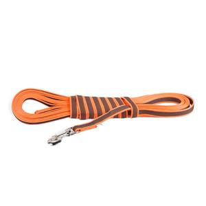 Julius-K9 Lange lijn hond - Antislip - 20mm x 10m - Met handvat - Oranje