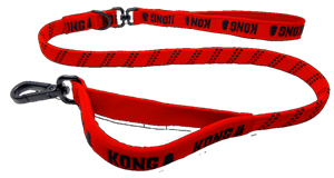 Kong Zero-Shock Leash One Size Red