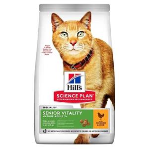 Hills Science Plan Hill's Science Plan Kat Mature Adult Senior Vitality Kip&Rijst 1,5kg