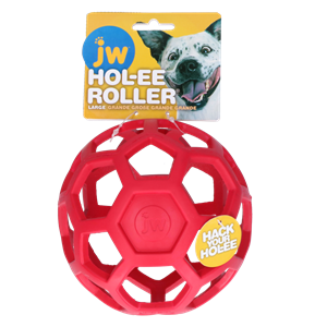 Petsexclusive JW HOL-EE ROLLER L 15 cm Red