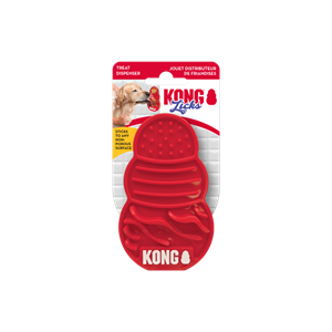 KONG Licks likmat voor honden maat. S: ca. 3,2x7,6x12cm