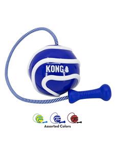KONG Dog Toy Wavz Bunjiball Large Assorted Colors (1-Pack)