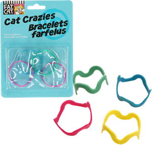 Petmate FatCat Cat Crazies Bracelets (multicolor) 4st