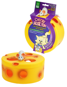 Visionsmart Cheesy Mouse Hunt Cat Toy