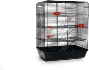 Beeztees Remy - Rattenkooi - Zwart - 58x38x71 cm