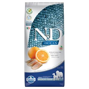 N&D Ocean hondenvoeding Haring medium/maxi 12 kg.