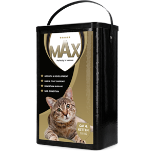 Max Katten en kitten voer 10KG