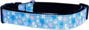 Pawise Halsband voor katten Blauw vlinder print
