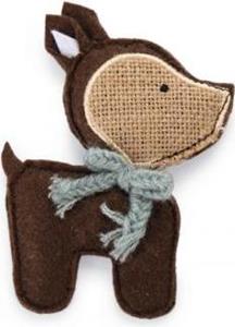 Beeztees Catnip Hert Tino - Kattenspeelgoed - Bruin - 10x7x2 cm
