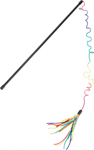 Beeztees kattenspeelgoed hengel regenboog 70 cm