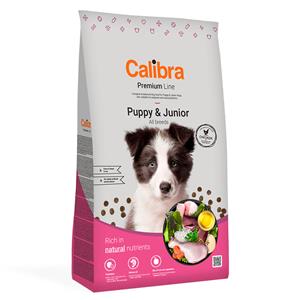 12kg Calibra Dog Premium Line Puppy & Junior Kip Hondenvoer Droog