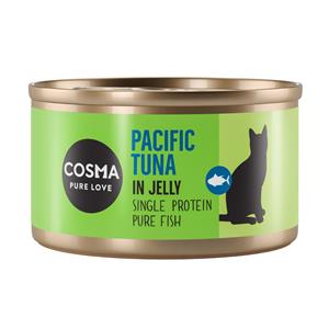 24x85g Pacifische Tonijn in Gelei Cosma Original Kattenvoer