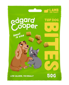 Edgard&Cooper Edgard & Cooper Bites Small Lam&Kalkoen hondensnacks 50 gram