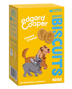 Edgard&Cooper Adult Biscuit Kalkoen&Kip 400 gr