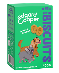 Edgard&Cooper Edgard & Cooper Bravo Biscuits Appel&Bosbes hond 400 gram