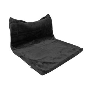 Duvo+ Radiator Hangmat pluche Zwart
