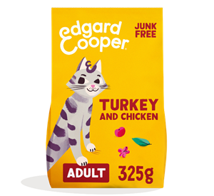 Edgard&Cooper Kattenvoer Adult Kalkoen - Kip 325 gr