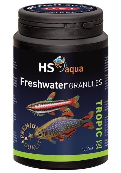 HS Aqua Freshwater Granules XS | voor extra kleine vissen 1000ML