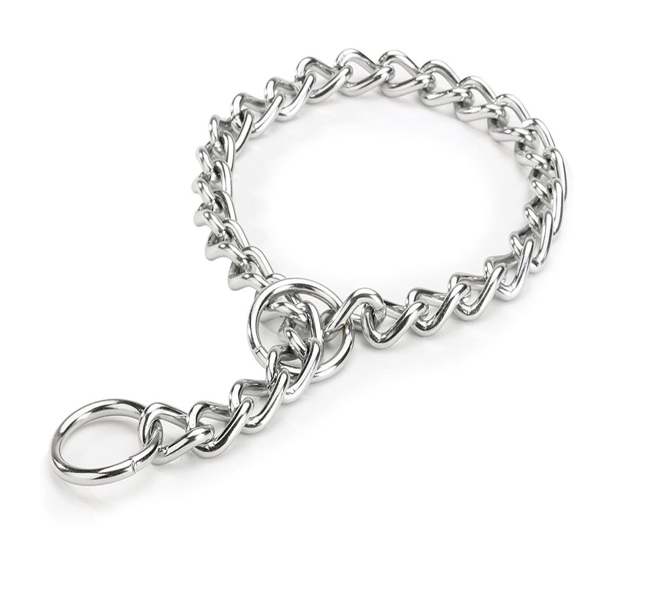 Nobleza Hondenhalsband - Slipketting - Metaal - Maat S - Omtrek nek 30 cm