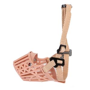 Nobleza Honden muilkorf - Kunststof - Beige - Maat XXS