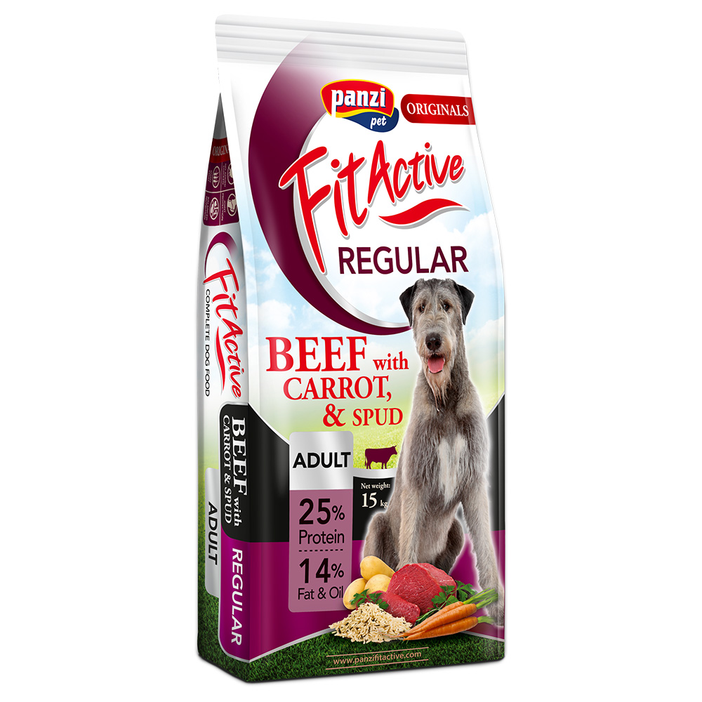 2x 15 kg FitActive Originals Adult Regular Rund hondenvoer droog