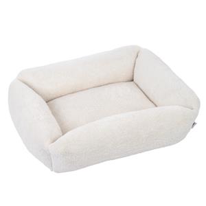 TIAKI Hondenmand Lazy Bear, ecru maat L 70 x 55 x 20 cm, voor honden