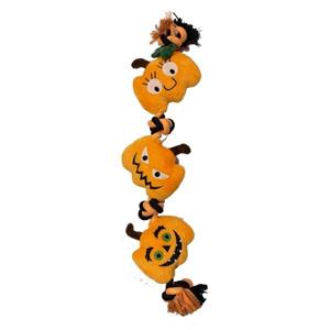 Happy Pet Halloween Flostouw met pompoenen