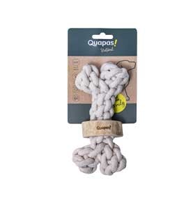 Quapas! Dog Toy Coffeewood Bone M