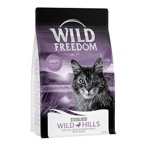 Wild Freedom Adult "Wild Hills" Sterilised Eend – Graanvrij Kattenvoer - 6,5 kg