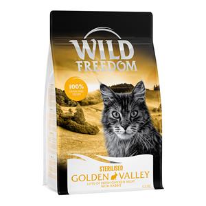 Wild Freedom Adult "Golden Valley" Sterilised Konijn – Graanvrij Kattenvoer - Dubbelpak: 2 x 6,5 kg