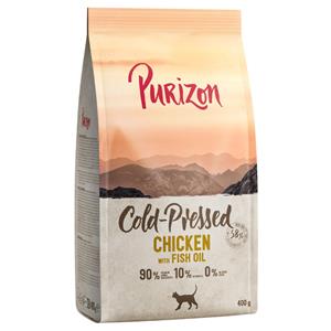 Probeer nu: Purizon - graanvrij - NIEUW: Coldpressed Kip met Visolie - 400 g