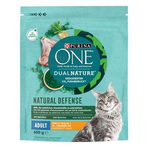 Purina One Dual Nature Adult Kip met spirulina Kattenvoer - 650 g