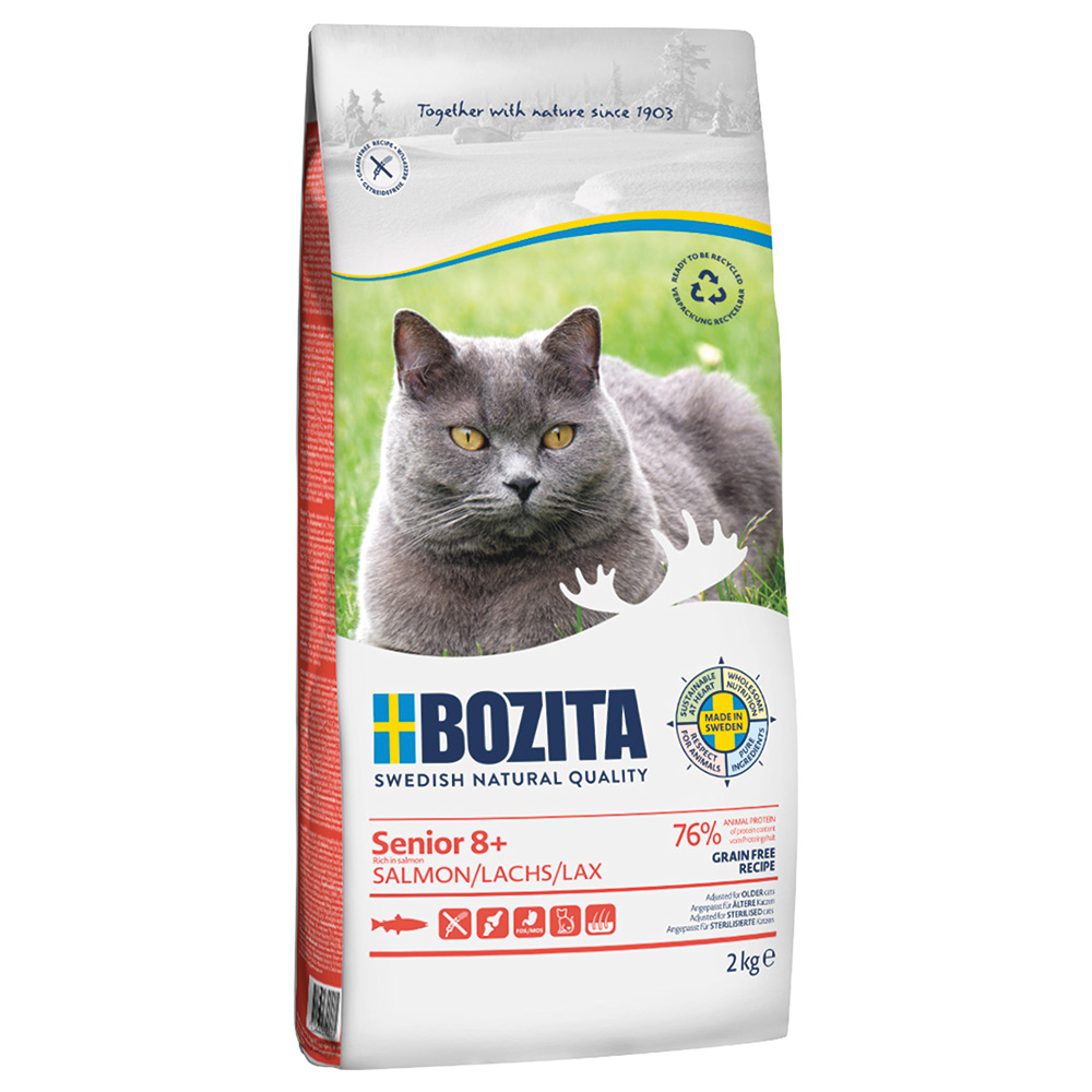 Bozita 2kg  Grainfree Senior 8+ kattenvoer droog