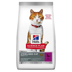 300g Young Adult Sterilised met Eend Hill's Science Plan Kattenvoer