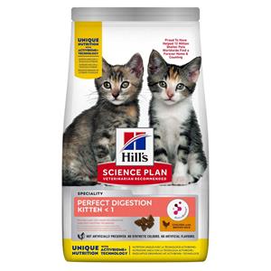 Hill's Kitten Perfect Digestion kip met bruine rijst kattenvoer 7 kg