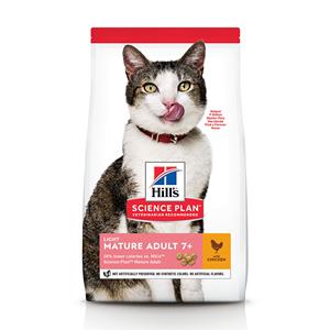 7kg Mature Adult 7+ Active Longevity Light Kip Hill's Science Plan Kattenvoer