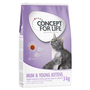 Concept for Life Mum & Young Kittens - Verbeterde receptuur! - 3 kg
