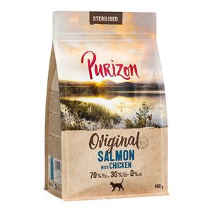 Purizon Probeer nu:  - graanvrij - Sterilised Adult Zalm met Kip 400 g