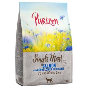 400 g Single Meat Zalm met Korenbloembloesem Purizon Katten Droogvoer