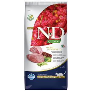 N&D Quinoa Cat 5kg Quinoa Kat Gewichtsmanagement Lam, Quinoa en Broccoli Farmina N&D