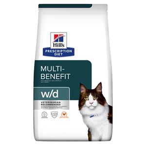 Hill's Prescription Diet Hill´s Prescription Diet w/d Low Fat Diabetes Colitis Kattenvoer met Kip - 1,5 kg