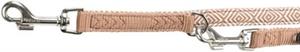 Trixie Premium Verstellbare Hundeleine - L/XL: 1 m x 25 mm - Karamell