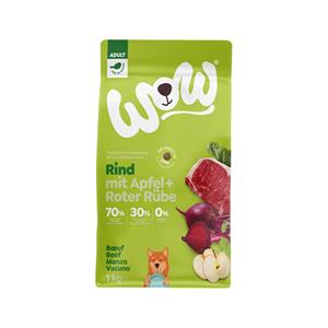 WOW! Hundefutter Mini Adult - Rind - 1 kg