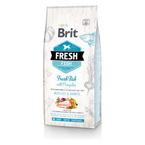 Brit Muscles & Joints Adult Large verse vis met pompoen hondenvoer 2 x 12 kg