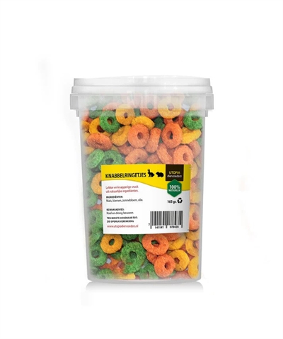 UTOPIA knabbel ringetjes (165 GR)