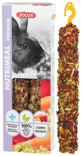 ZOLUX nutrimeal stick konijn groenten (115 GR 2 ST)