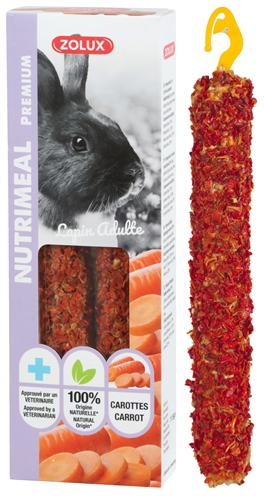 ZOLUX nutrimeal stick konijn wortel (115 GR 2 ST)