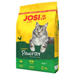 JosiCat 10kg Josera  Crunchy Kip Kattenvoer droog