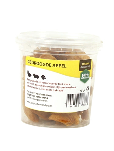 UTOPIA gedroogde appel (45 GR)