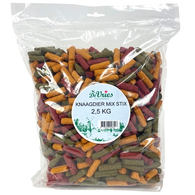 DE VRIES knaagdier mix stix (2,5 KG)